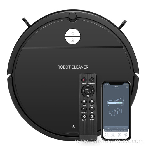 APP Control Smart Robot Vacuum Cleaner For Floor